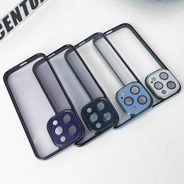 for iPhone 14 Pro max phone case 14 transparent back plate 13 electroplating 13p