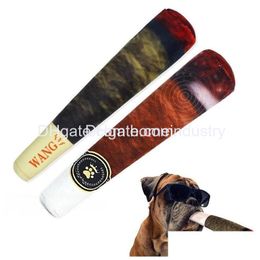 Dog Toys Chews Funny Plush Squeaky Dogs Toy For Medium Small Large Bark Box Puppy Plaything Doobie Pitbl Cool Doggy S Dhuj7