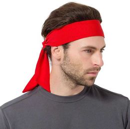 Tie Back Headbands Sport Yoga Gym Hair bands Outdoor Running Headbands Unisex Head Wear Top Quality Absorb sweat mesh scarf