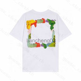 Mens TShirts Summer Mens Womens Designers T Shirts Loose Tees Offs Fashion Brands Tops Man S Casual Shirt Luxurys Clothing Street Shorts Sleeve Clothes Po J230603