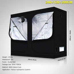 Plant Grow Lights Tent 60/80/100/120/150/240CM Grow Box Indoor Hydroponic Grow Room Home Plant Garden For Greenhouse Plant Light Tent