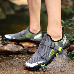 Water Summer Aqua Upstream Barefoot Beach Sandals New Fashion Quick Dry River and Sea Swimming Weight Loss Men's Sports Shoes P230603