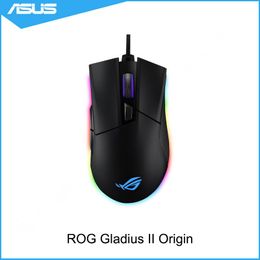 Mice ASUS ROG Gladius II Origin Gaming Mouse 12000DPI Aura RGB Lighting Ergonomic Wired Mouse For Computer Laptop