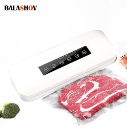 Machine New Vacuum Sealer Automatic Commercial Vacuum Packing Hine Dry & Wet Food Packer with 10 Bags Kitchen Sealer Eu Plug