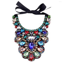 Choker Fashion Handmade Crystals Baroque Statement Collar Necklace Pendant For Women Personalised Coustume Jewellery Wedding