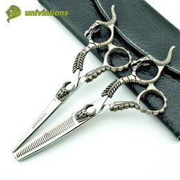 Tools 6" bull inflexible best hair scissors barber thinning shears hairstylist japanese hairdressing scissors for hairdresser coiffure