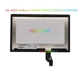 Screen For ASUS ZENBOOK UX390 ux390u UX390UA UX390UAK B125HAN03.0 Laptop Complete LCD Screen Panel Upper Half LCD Assembly