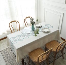 Table Cloth Ly Arrival Fashion House Use Nordic Cotton Flax Decoration Decorative Cover