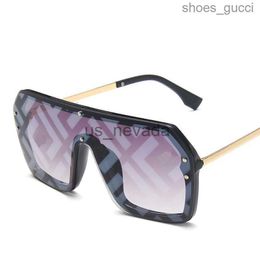 Sunglasses Designer sunglasses mens eyeglasses PC lens full frame UV400 sun proof womens fashion glasses luxury printing F oversize Adumbral for beach o J230603