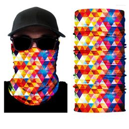 Scarves Outdoor Sport Bandana Camouflage Climbing Hiking Cycling Unisex Magic Sunscreen American Flag Neck Loop Scarf