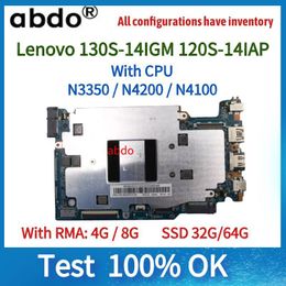 Motherboard For Lenovo 120S14IAP S13014IGM notebook motherboard.w/ N4200 /N4100/N3350 CPU.4GB/8GB RAM.m2 interface tested or SSD 32G/64g