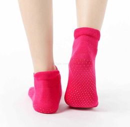 Autumn Spring Warm Home floor sock with Grip Silicone Dots Antiskid Jogging Gym Sports Ankle sox women grils Training Ballet Dance sock slipper Wholesale Alkingline