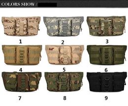 Waterproof Molle Military Men Tactical Waist Bag Outdoor Sports Hiking Hunting Riding Army Phone Pouch Bags Climbing Belt Hip Pack Oxford waistpack