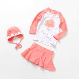 Children's Swimwear Korean version split style sunshine girl small and medium-sized baby beach cute swimsuit P230602