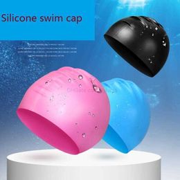 Swimming Pool Accessories Adults Men Women swim hat High Elastic Waterproof Latex Protection Ears Long Hair Sports water Pool Hats Bath Driving Cap