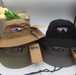 Fashion Summer Quick-Drying Bucket Hat Men's Outdoor Leisure Alpine Cap Storage Folding Basin Cap Uv Protection Women's Sun Hat
