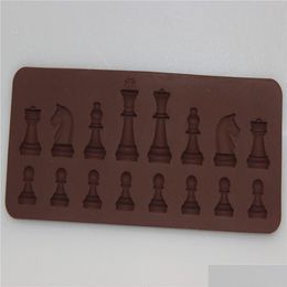 Baking Moulds New International Chess Sile Mod Fondant Cake Chocolate Molds For Kitchen Dh9585 Drop Delivery Home Garden Dining Bar B Dhfv7