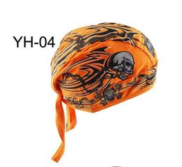 cycling cotton print cap halloween cosplay pirate skull hat fashion hip hop caps Anti-UV kerchief hood outdoor hiking camping scarf