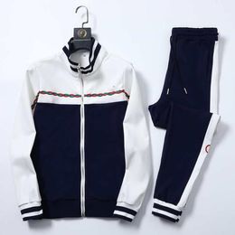 Mens Tracksuit Sweat Suits Jogger Suit for Luxury G Letter Coats Men Sportswear Two Piece Sets Cotton Designer Running Pant Jackets