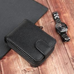 Card Holders Simple Zipper Buckle Wallet Multifunctional Multiple Slots Holder For Home Outdoor