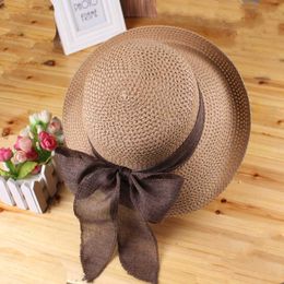 Wide Brim Hats Summer Beach Outdoor Foldable Women's Vacation UV Protection Sun Hat G230603