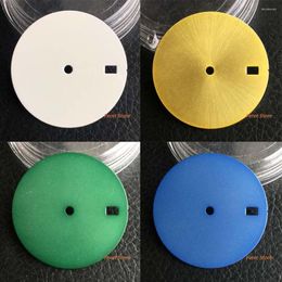 Watch Repair Kits 28.5mm No Logo Sterile Window Matte White/Gold/Black/Green Dial Fit NH35 Movement Can DIY Accessories