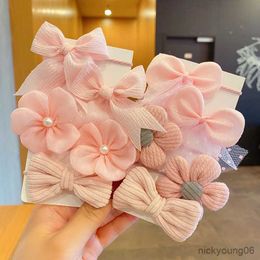 Hair Accessories New Sweet Band Girls Ties Bows Elastic Rubber Flower Small Ball Scrunchies Baby Kids