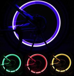 LED Flash Tyre Bike Wheel Valve Cap Light Car Bike Bicycle Motorbicycle Wheel Tire Light LED Car Light Blue Green Red Yellow Lights Colorful