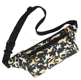 Tactical Army Waist Pack Men Sports Belt Bag Outdoor Travel Bum Bags Camouflage Waistbag Fanny Pack Unisex Waterproof Phone Wallet Pouch Sling Packs