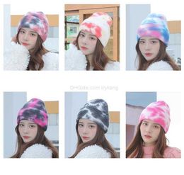 fashion women acrylic knitted winter beanies hat Leisure Knitting Beret fedora Wool mask Hood Autumn And Winter Warm gorros Outdoor Windproof bonnet cap Alkingline