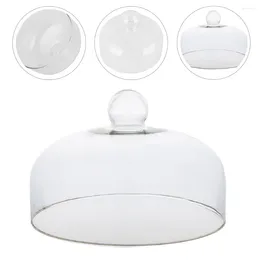 Dinnerware Sets Cake Glass Lid Protector Dessert Cover Home Household Circle Tray Insect Snack Preservation Dome Tent