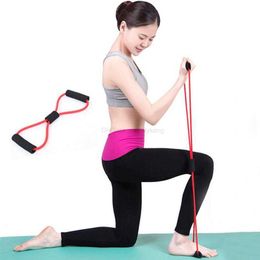 Hot selling Resistance Training Bands Tube Workout Exercise for Yoga 8-shaped Chest Developer Fashion Body Building Fitness Equipment Tool