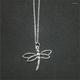 Pendant Necklaces Dragonfly Necklace Silver Colour Dainty Christmas Gift Inspirational Jewellery Sympathy
