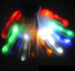 LED Gloves Halloween party kids LED Cosplay Glove Lighted Toy Halloween Light Props Party Light Gloves Wholesale christmas Lighting Toys