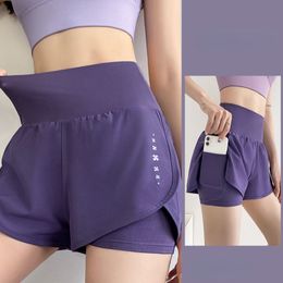 Women's Shorts Sport Shorts Women Sportswear Double-deck Running Shorts Yoga Bottoms Summer Gym Fitness Training Jogging Short Pants 230603