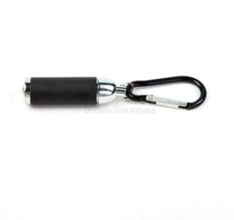 Mini Torch Key Chain Ring PK Keyring White LED Lights Light flashlights Keychain Flashlight wholesale outdoor sport torch lamps