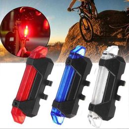 Waterproof mini Bike Lights USB Rechargeable MTB Front Tail Light Bike LED Headlight with Battery Flashlight Riding Cycling Lamp Bicycle Accessories Alkingline