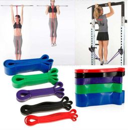rubber muscle strength training resistance bands yoga tension band Ring resistance belt for women men fitness exercise Pilates bands 5pc/set Alkingline