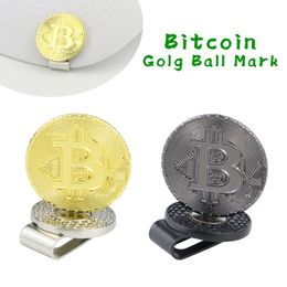 Other Golf Products Accessories Mark Hat Clip Ball Marker Set Magnetic Bitcoin Shaped 230602