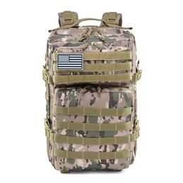 50L Large Capacity Men Army Military Tactical Backpack duffel bag Outdoor Waterproof Rucksack Hiking Camping Hunting Bags Alkingline