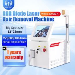 Itens de beleza HOT 2000W 808nm Diode Laser Depilation Equipment Ice Laser Hair Removal Machine For Salon Rejuvenescimento da pele