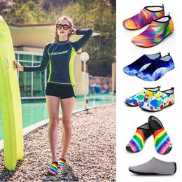 Water Shoes Unisex water swimming and diving socks summer Aqua sandals flat bottomed beach anti slip sports shoes P230603