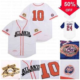 Xflsp GlaC202 Big Boy Atlanta Black Crackers Custom NLBM Negro Leagues Baseball Jersey Stiched Name Stiched Number Fast Shipping