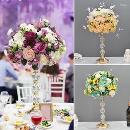 Decorative Flowers 35CM Artificial Flower Ball Wedding Road Lead Floral Bouquet Party Fabric Plastic Simulation Table Centrepieces Decor For