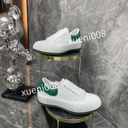 top new Brand Fashion men quality Casual shoes Heel leather lace-up sneaker Running Trainers Letters Flat Printed sneakers2023