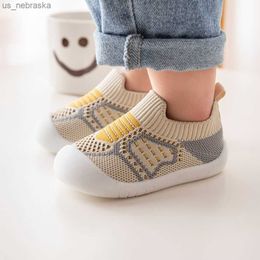 Baby Shoes Antislip Breathable Infant Crib Floor Socks with Rubber Sole for Children Girls Boys Mesh Shoes Soft Bottom Slippers