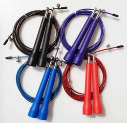 adjusted Jump Rope High Speed Skiping Rope wire jumping ropes cables for men women steel fitness sports wire skip ropes Fitness Equipments