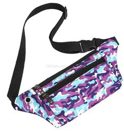 Professional multifunction Running Waist Pouch Belt Sport packs Mobile Phone Men Women With Hidden Pouch Gym Fitness Fanny Bags Jogging Yoga exercise Waistpack