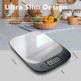 Bakeware Sinocare OZ/ML/G Weights Scale Stainless Steel Electronic Balance Measure Tools LED Display Kitchen Scale Libra