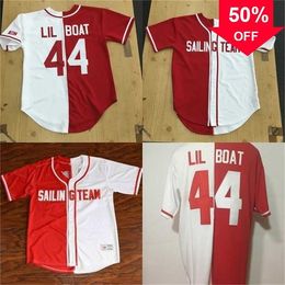 Xflsp GlaMitNess Lil Yachty Sailing 44 Cheap Lil Boat Team Baseball Jerseys Double Stitched Shirt In Stock